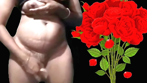 Indian chick with big tits fucks with sex toy in amateur video