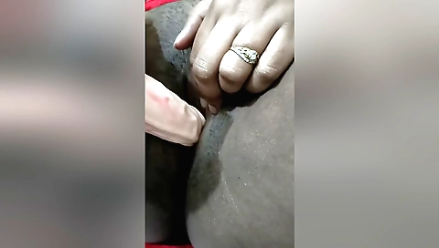 Indian girl with big boobs in sexy outfit is masturbating